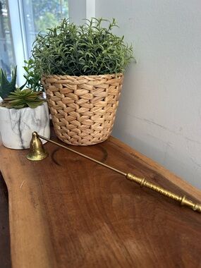 Brass Candle Snuffer - Gold Finish